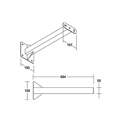 Soporte de trenza de poste MATRIX MICRO