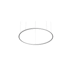 Luminaria colgante DEVON Ø 180CM para estación de trabajo VDU, controlable por Matter IP20, recubrimiento con polvo