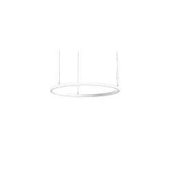 Luminaria colgante ANDROS OUT Ø 80CM controlable por Matter IP20, recubrimiento con polvo, negro mate regulable