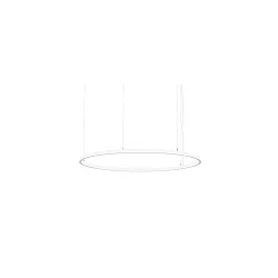 Luminaria colgante ANDROS IN/OUT Ø 120CM controlable por Matter IP20, recubrimiento con polvo, negro mate regulable