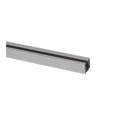Raíl electrificado trifásico, 200cm aluminio eloxado