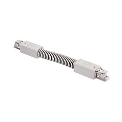 Conector flexible trifásico, blanco