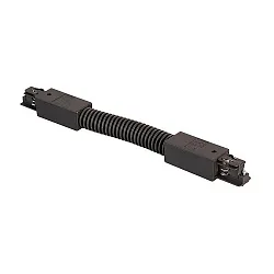 Conector flexible trifásico, negro