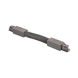 Conector flexible trifásico, plata