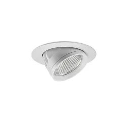 Luminaria empotrable ARTEMIS MICRO redondo, giratorio, conmutable LED IP20, plata  13W 1635lm 4000K CRI 90-100