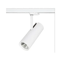 Foco trifásico MAXI redondo, giratorio IP20, blanco 