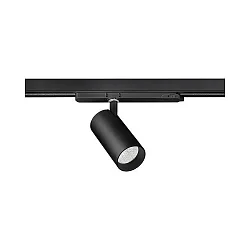 Foco trifásico TRAXX MICRO redondo, giratorio IP20, negro regulable