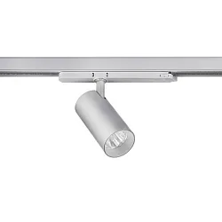 Proyector de raíl TRAXX MIDI redondo, giratorio, conmutable LED IP20, plata 