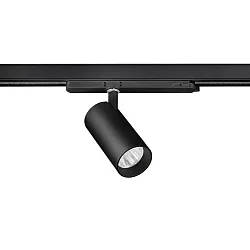 Proyector de raíl TRAXX MIDI redondo, giratorio, conmutable LED IP20, negro 