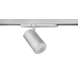 Proyector de raíl TRAXX MAXI redondo, giratorio, conmutable LED IP20, plata 
