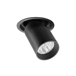 Foco TRAXX MIDI redondo, giratorio, giratorio, conmutable LED IP20, negro 