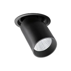 Foco TRAXX MAXI redondo, giratorio, giratorio, conmutable LED IP20, negro 