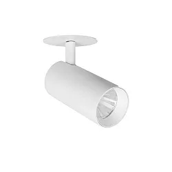 Foco TRAXX MINI redondo, giratorio, giratorio, conmutable LED IP20