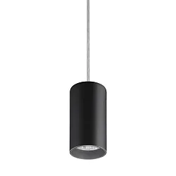 Luminaria colgante TRAXX MIDI redondo, conmutable LED IP20, negro 