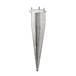 Pico de tierra POWER CMD-9016 angular, mecánico, acero inoxidable