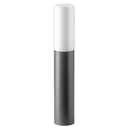 Luminaria de pie para exteriores AQUA PAULO 60CM pequeño, cilíndrico E27 IP44, antracita