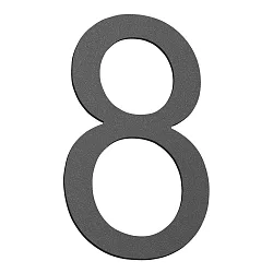 Números de casa 8 pequeño, antracita