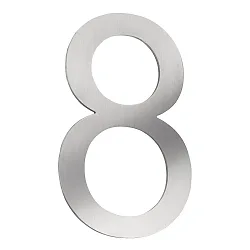 Números de casa 8 pequeño
