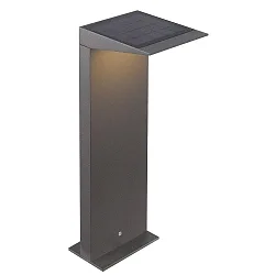 Lámpara solar de pie con sensor IP54, antracita 
