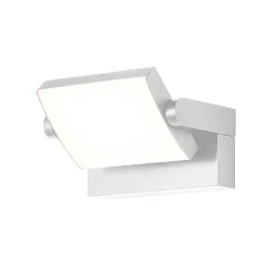 outdoor wall luminaire CCT Switch, tiltable IP54, white