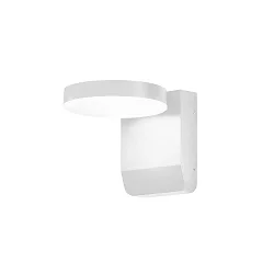 outdoor wall luminaire CCT Switch, tiltable IP54, white