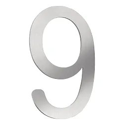 Números de casa 9 pequeño