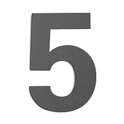 Números de casa 5 grande