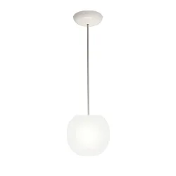Luminaria colgante ACAI 16 de 1 llama E27 IP20, mate, blanco opalino regulable