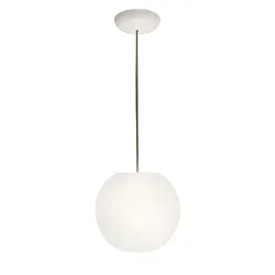 Luminaria colgante ACAI 21 de 1 llama E27 IP20, mate, blanco opalino regulable