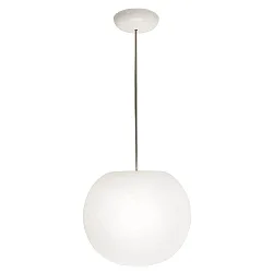 Luminaria colgante ACAI 26 de 1 llama E27 IP20, mate, blanco opalino regulable