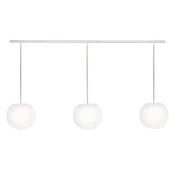 pendant luminaire ACAI 26 3 flames E27 IP20, mat, opal white dimmable