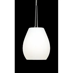 Luminaria colgante BAGAN de 1 llama, regulable E27 IP20, aluminio cepillado, ópalo, blanco mate regulable