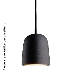 Luminaria colgante CLAVIO S de 1 llama, pequeño, regulable E27 IP20, antracita, negro mate regulable
