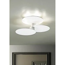 Luminaria de techo TREVO IP20, blanco regulable