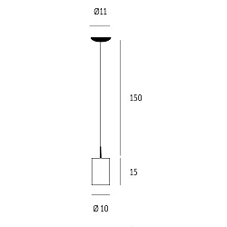 Luminaria colgante TUBE XL E27 IP20, mate, blanco opalino regulable