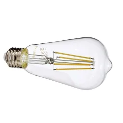 Bombillas Edison en forma de pera MASTER VALUE ST64 CLEAR E27 5,9W 806lm 2700K CRI 90 regulable