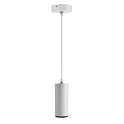 Luminaria colgante LUCEA 10 IP20, transparente, blanco tráfico regulable