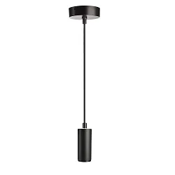 Luminaria colgante LUCEA DIM IP20, negro intenso regulable
