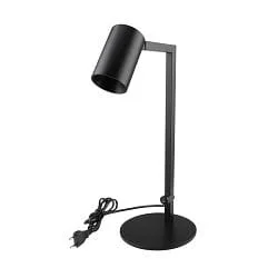 Luminaria de mesa CAN TILT con enchufe, conmutable, giro cardánico GU10 IP20, negro 