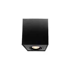 Luminaria de techo BENGALA SQUARE forma de cubo, ajustable GU10 IP20, negro regulable