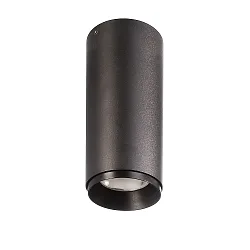 Luminaria de techo LUCEA IP20, negro intenso regulable
