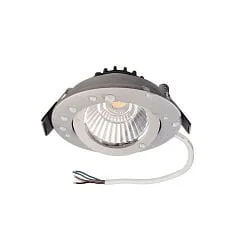 Proyector empotrado DIONE IP44 RGB+3000K giratorio, RGBW, sin fuente de alimentación IP44, gris claro regulable