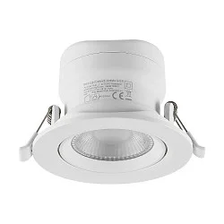 Proyector empotrado SURTUR TILT 83 DTW giratorio, Dim-To-Warm IP20/IP44, blanco regulable