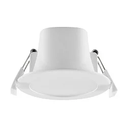 downlight ACRUX PRO 68 rigid, CCT Switch, UGR < 19 IP20/ IP54, glossy, white dimmable