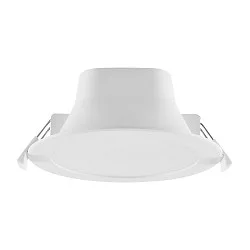 downlight ACRUX PRO 120 rigid, CCT Switch, UGR < 19, multipower IP20/ IP54, glossy, white dimmable
