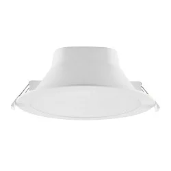 Luz downlight ACRUX PRO 190 rígido, CCT Switch, UGR < 19, multipower IP20/ IP54, brillante, blanco regulable