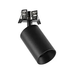 Proyector empotrado CAN TILT ROUND SINGLE de 1 llama, redondo, giro cardánico GU10 IP20, negro