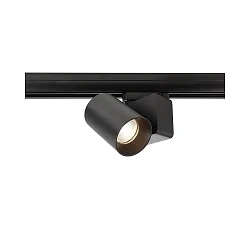Luminaria trifásica NIHAL MINI incl. adaptador trifásico IP20, negro regulable