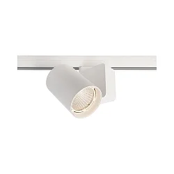 Foco trifásico NIHAL incl. adaptador trifásico IP20, blanco regulable