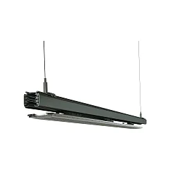Luminaria trifásica LINEAR PRO TILT IP20, tráfico negro 
